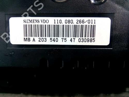 Instrument cluster MERCEDES-BENZ C-CLASS Coupe (CL203) C 200 CDI (203.707) | BP4615041C47 