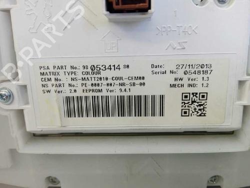 Kombinert Instrument PEUGEOT 2008 I (CU_) 1.6 HDi | BP2531711C47