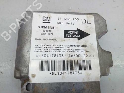 ECU airbags OPEL ASTRA G Hatchback (T98) 1.6 16V (F08, F48) | BP3684950M53 