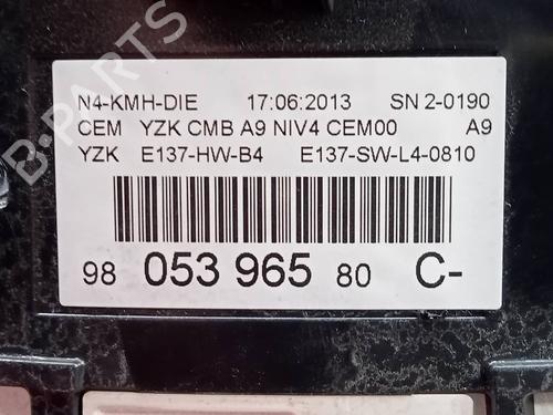 Instrument cluster PEUGEOT 2008 I (CU_)  | BP22615521C47 