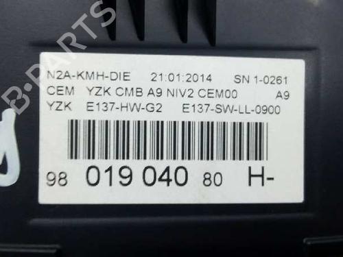Instrument cluster PEUGEOT 208 I (CA_, CC_) 1.4 HDi | BP4951949C47 