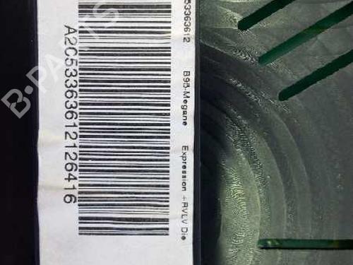 Instrument cluster RENAULT MEGANE III Hatchback (BZ0/1_, B3_) 1.5 dCi | BP3226789C47 
