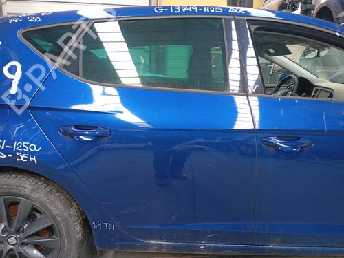 Used Right rear door SEAT LEON (5F1) 1.4 TSI (125 hp) 30850302