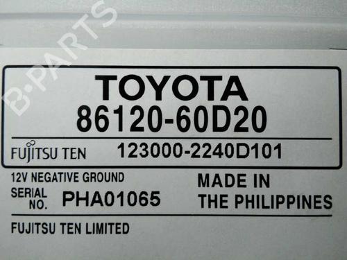 Radio TOYOTA LAND CRUISER PRADO (_J15_) 3.0 D-4D (KDJ155_, KDJ150_, KDJ150R, KDJ155R) | BP5226564E6 
