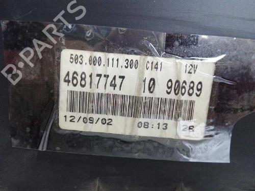 Instrument cluster FIAT DOBLO MPV (119_, 223_) 1.9 D (223AXB1A) | BP2490575C47 