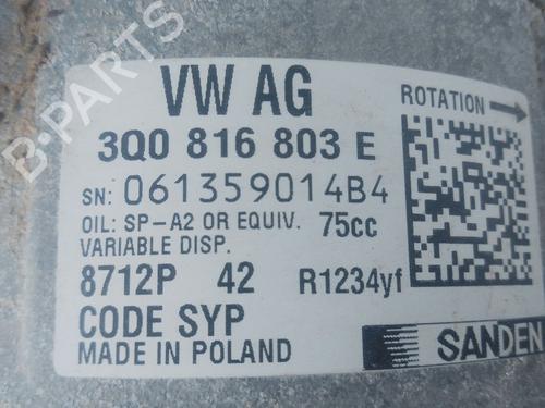 AC compressor VW TAIGO (CS1) 1.0 TSI | BP33936657M34 - Image 3