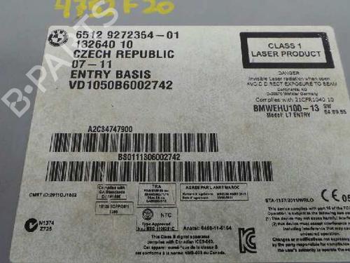 Radio BMW 1 (F20) 118 d | BP1929444E6 