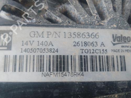 Alternator OPEL ASTRA J (P10) 1.6 CDTi (68) | BP38409771M7 - Image 4