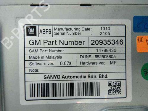 Electronic module OPEL INSIGNIA A Sports Tourer (G09)  | BP3495784M83 