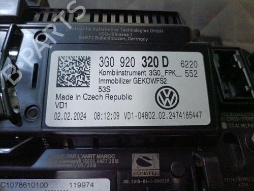 Used Instrument cluster VW TIGUAN (AD1, AX1) 2.0 TDI (150 hp) 31337557
