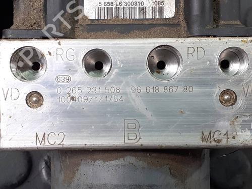 ABS pump CITROËN C4 Coupe (LA_) 1.6 HDi | BP5940077M43 