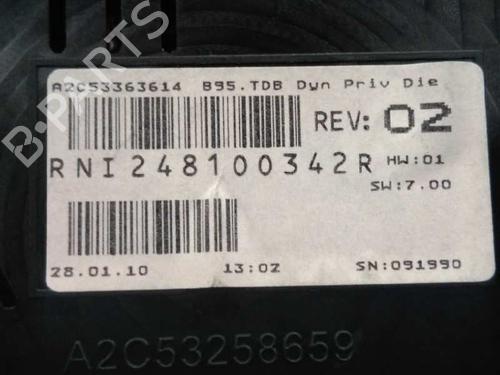 Instrument cluster RENAULT MEGANE III Grandtour (KZ0/1) 1.5 dCi (KZ1M, KZ1W, KZ0R) | BP4864516C47 