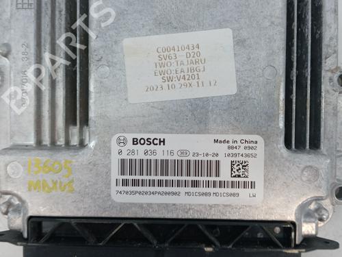 Engine control unit (ECU) MAXUS DELIVER 9 Van 2.0 D (SV63C, SV63D) | BP28123537M57 