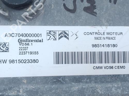 Engine control unit (ECU) CITROËN C3 AIRCROSS II (2R_, 2C_) 1.2 PureTech 110 (2RHNZB, 2RHNZW, 2RHNPX, 2RHNPJ) | BP31189918M57  - Image 5