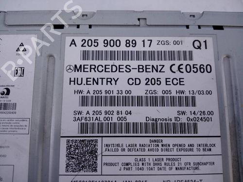 Electronic module MERCEDES-BENZ C-CLASS (W205)  | BP13880427M83 