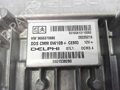 Engine control unit (ECU) PEUGEOT 508 I (8D_) 2.0 HDi | BP2846737M57
