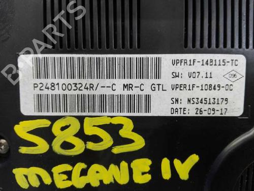 Instrument cluster RENAULT MEGANE IV Hatchback (B9A/M/N_) 1.6 dCi 130 (B9A4) | BP3135409C47 