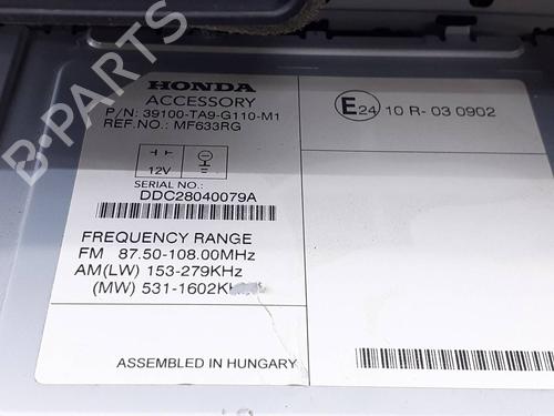 Radio HONDA CIVIC IX (FK) 1.6 i-DTEC (FK3) | BP9269297E6 