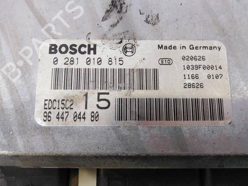 Engine control unit (ECU) CITROËN XSARA Break (N2) 2.0 HDi 109 | BP7504738M57 