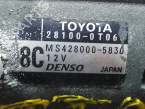 Starter TOYOTA COROLLA RUMION (_E15_)  | BP9957510M8 