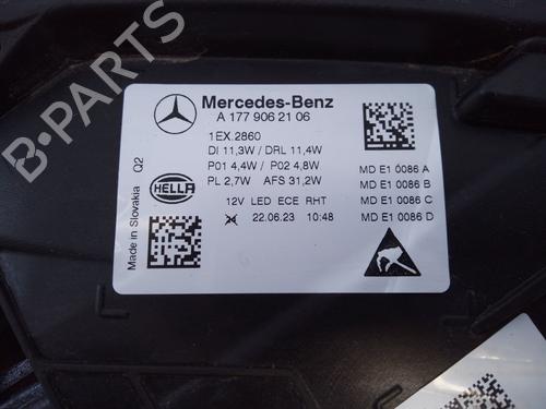 Left headlight MERCEDES-BENZ A-CLASS (W177) A 200 d (177.012) | BP29764001C28 