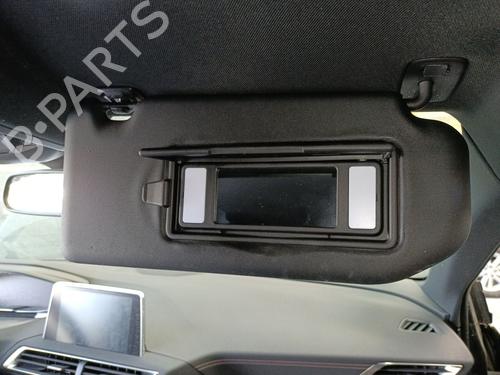 Right sun visor PEUGEOT 3008 II SUV (MC_, MR_, MJ_, M4_) 1.2 THP/ PureTech 130 (MRHNSM, MRHNSU, MRHNSJ, MRHNYW,... BP28107979I2