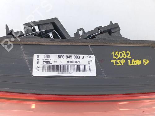 Left tailgate light SEAT LEON (5F1) 1.6 TDI | BP39994097C79 - Image 2