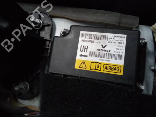 Kollisjonspute styreenhet RENAULT MEGANE III Hatchback (BZ0/1_, B3_) 1.5 dCi (BZ1G, BZ1W, BZ0R) (95 hp) 16857462