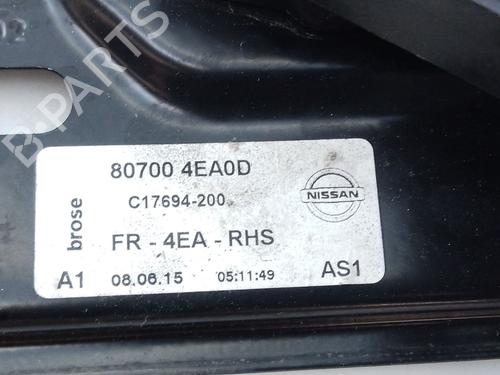 Front right window mechanism NISSAN QASHQAI II (J11, J11_) 1.6 dCi | BP29888111C23