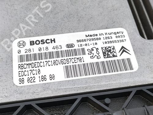 Engine control unit (ECU) CITROËN C3 II (SC_)  | BP9707522M57 