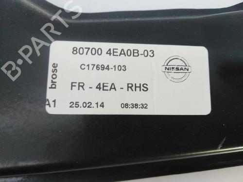 Front right window mechanism NISSAN QASHQAI II SUV (J11, J11_) 1.6 dCi | BP6257498C23 