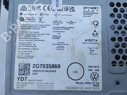 Electronic module VW T-CROSS (C11, D31) 1.0 TSi | BP39961599M83 - Image 7