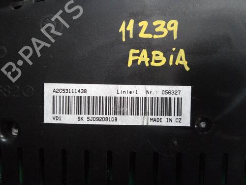 Instrument cluster SKODA FABIA I (6Y2) 1.4 | BP13416945C47 