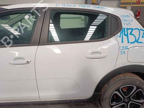 Dør venstre bagtil CITROËN C3 III (SX) 1.5 BlueHDi 100 (SXYHYP, SXYHTU) (102 hp) 30688275