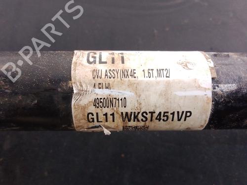 Left front driveshaft HYUNDAI TUCSON (NX4E, NX4A) 1.6 T-GDi | BP26327798M38 