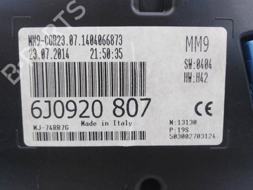 Instrument cluster SEAT IBIZA IV SC (6J1, 6P5) 1.2 TSI | BP8908048C47 
