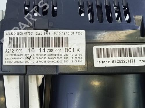 Instrument cluster MERCEDES-BENZ E-CLASS Coupe (C207) E 350 CDI (207.323) | BP19414382C47 