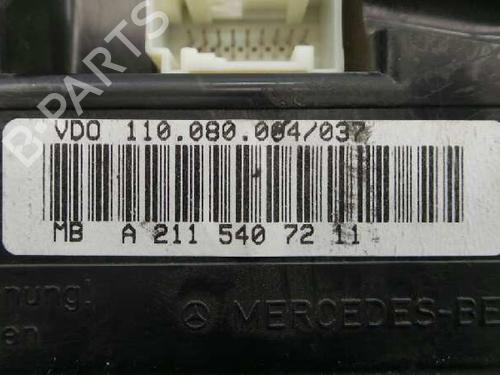 Kombiinstrument MERCEDES-BENZ E-CLASS (W211) E 280 CDI (211.020) | BP3686702C47 