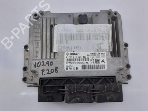 Used Engine control unit (ECU) PEUGEOT 208 I (CA_, CC_) 1.6 HDi (92 hp) 10213751