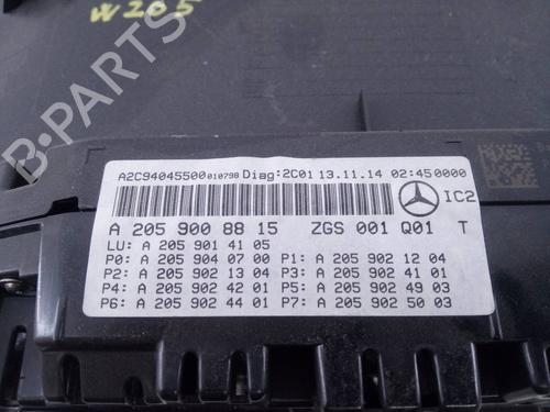 Instrument cluster MERCEDES-BENZ C-CLASS (W205)  | BP12492458C47 
