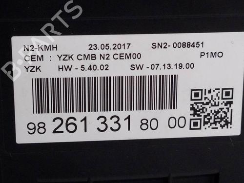 Instrument cluster OPEL CROSSLAND X / CROSSLAND (P17, P2QO)  | BP20641732C47 
