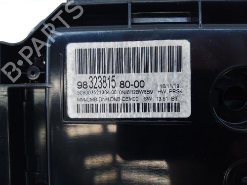 Instrument cluster PEUGEOT 3008 II SUV (MC_, MR_, MJ_, M4_) 1.2 THP/ PureTech 130 (MRHNSM, MRHNSU, MRHNSJ, MRHNYW,... | BP28107964C47 