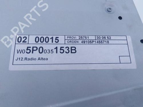 Radio SEAT ALTEA (5P1) 1.4 TSI | BP6937391E6 