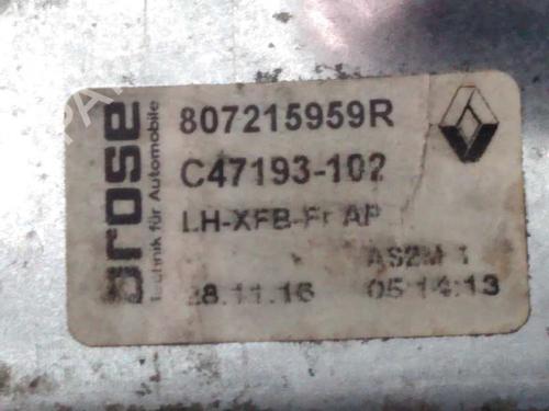 Front left window mechanism RENAULT MEGANE IV Hatchback (B9A/M/N_) 1.5 dCi 110 (B9A3) | BP5184978C22 