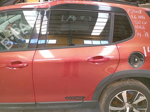 Porta trás esquerda PEUGEOT 2008 I (CU_) 1.6 BlueHDi 120 (120 hp) 31996714