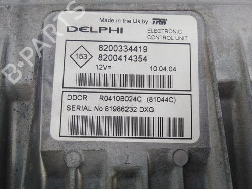 Engine control unit (ECU) RENAULT MEGANE II (BM0/1_, CM0/1_)  | BP7251912M57 