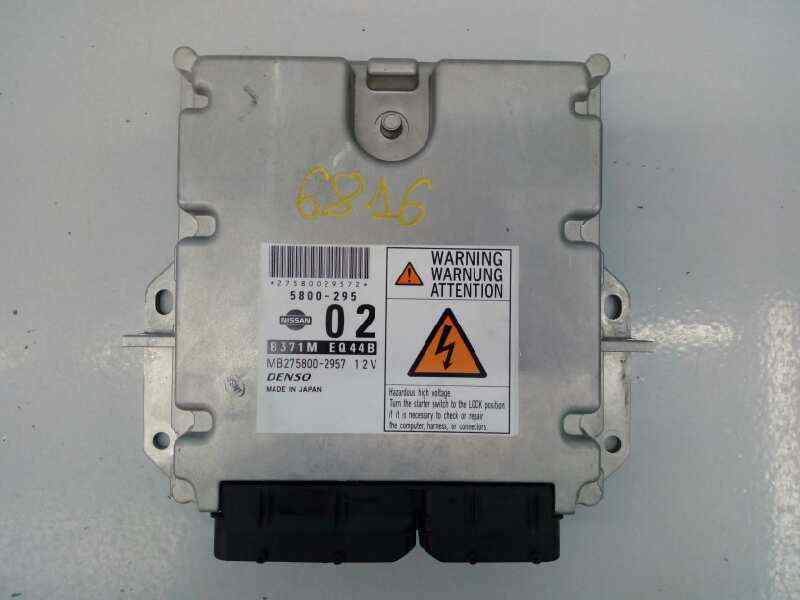 Calculateur Moteur D'occasion Nissan - Référence 27580029572 / 5800-295 / B371MEQ44B / MB275800-2957