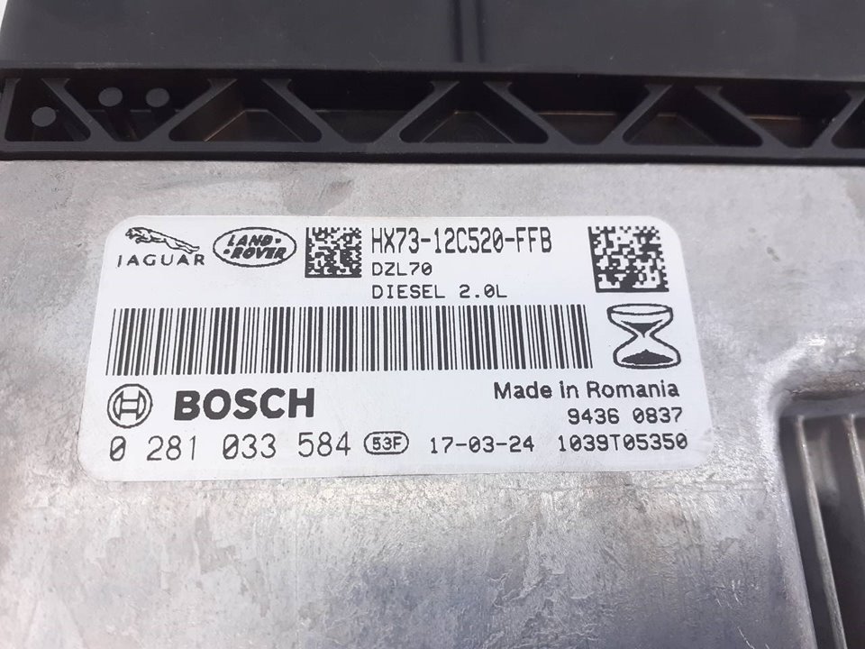 Engine control unit (ECU) LAND ROVER RANGE ROVER EVOQUE (L538) 2.0 D 4x4 8307162 BParts
