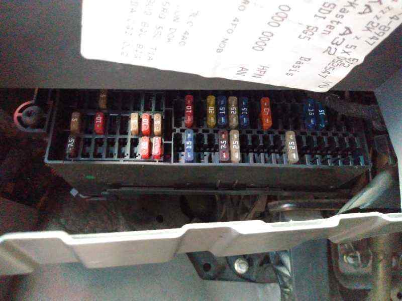 Caddy interior light fuse clearance