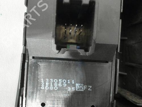 Left front window switch OPEL MERIVA B MPV (S10) 1.6 CDTI (75) | BP28393958I27 